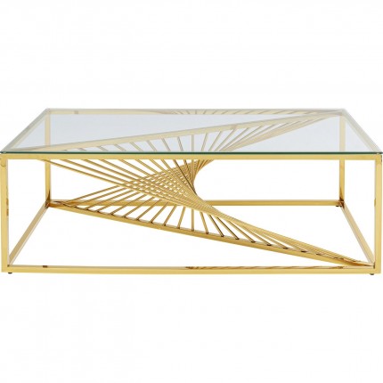 Salontafel Laser Gouden 120x60cm Kare Design