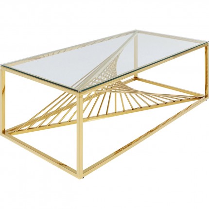 Salontafel Laser Gouden 120x60cm Kare Design