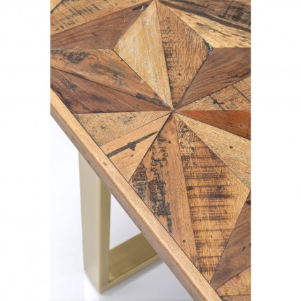 Eettafel Stars 180x90cm messing Kare Design