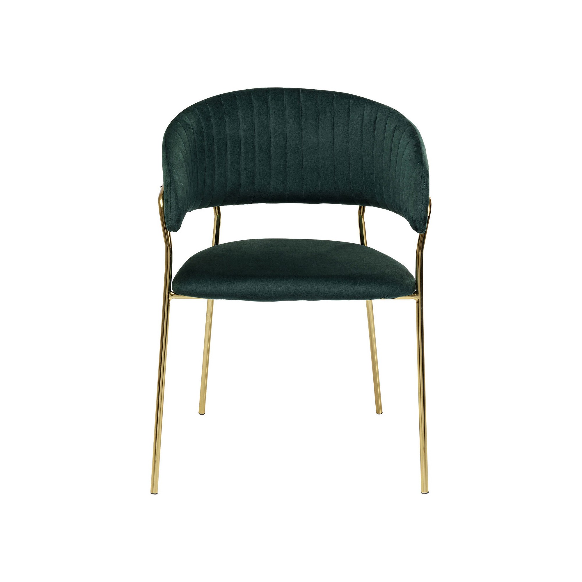 Chaise a./acc. Belle vert (2/set)