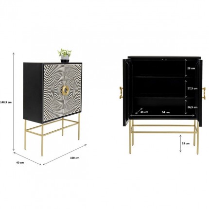 High Sideboard Electro Kare Design