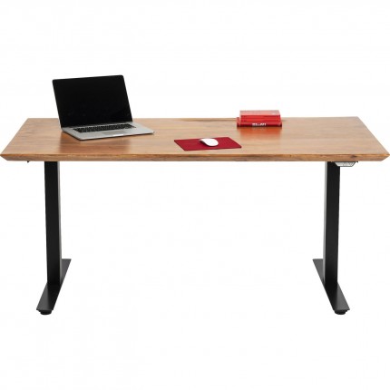 Bureau Smart Symphony Acacia Zwart 160x80cm Kare Design