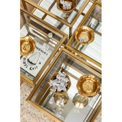 Salontafel Orion goud (4/set) Kare Design