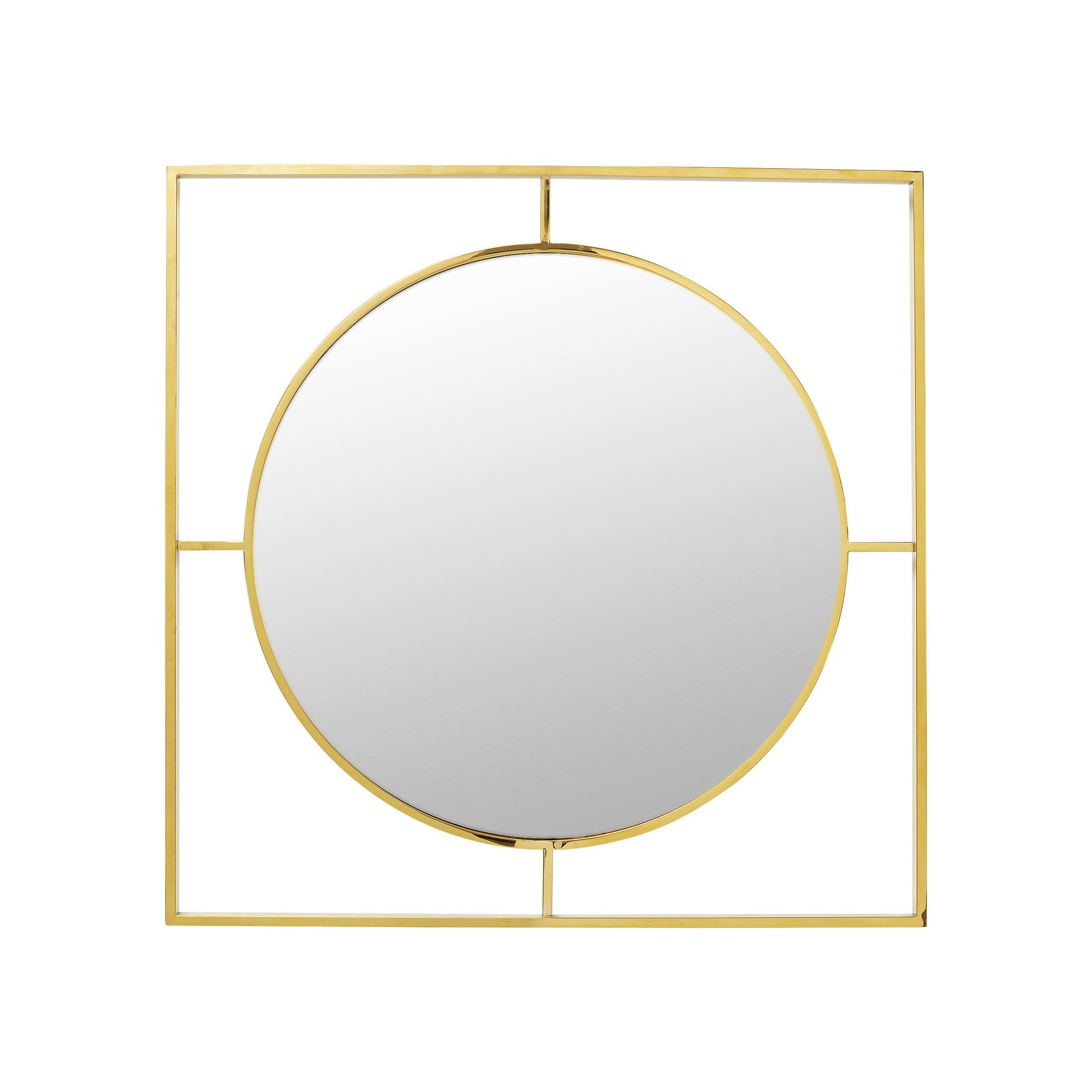 Miroir Stanford Frame Round Gold Ø90