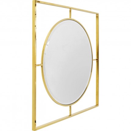 Spiegel Stanford Frame Gouden Ø90cm Kare Design