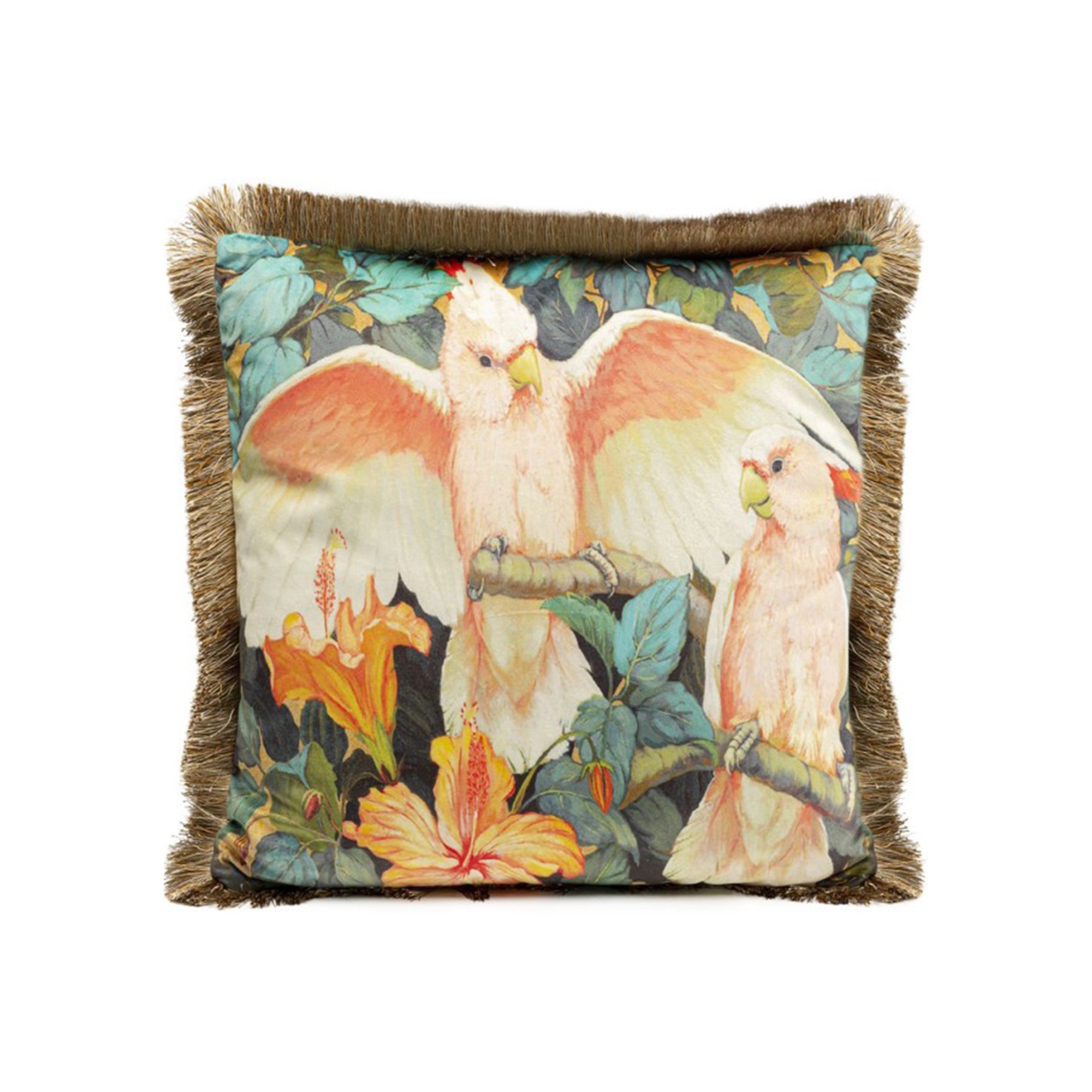 Coussin Parrots Life 45x45cm