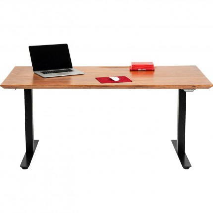 Bureau Smart Symphony Acacia Zwart 180x90cm Kare Design