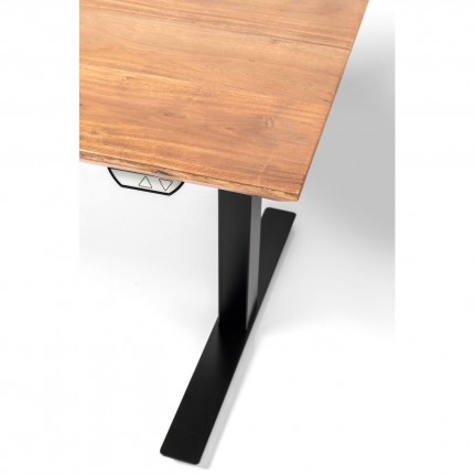 Desk Smart Symphony acacia black 200x100cm Kare Design