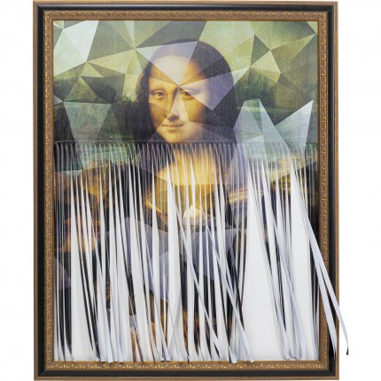 Schilderij Frame Ma­de­moi­selle Lisa 163x130cm Kare Design