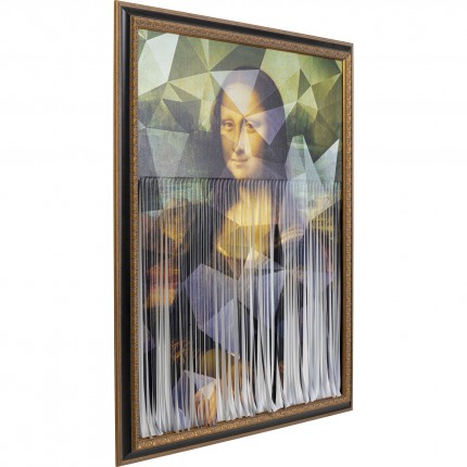 Schilderij Frame Ma­de­moi­selle Lisa 163x130cm Kare Design