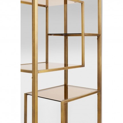 Bookshelf Loft 195x60cm Goud Kare Design