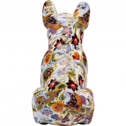 Woonaccessoires bulldog bloemen Kare Design