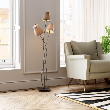 Vloerlamp Flexible Mocca Tre 130cm Kare Design