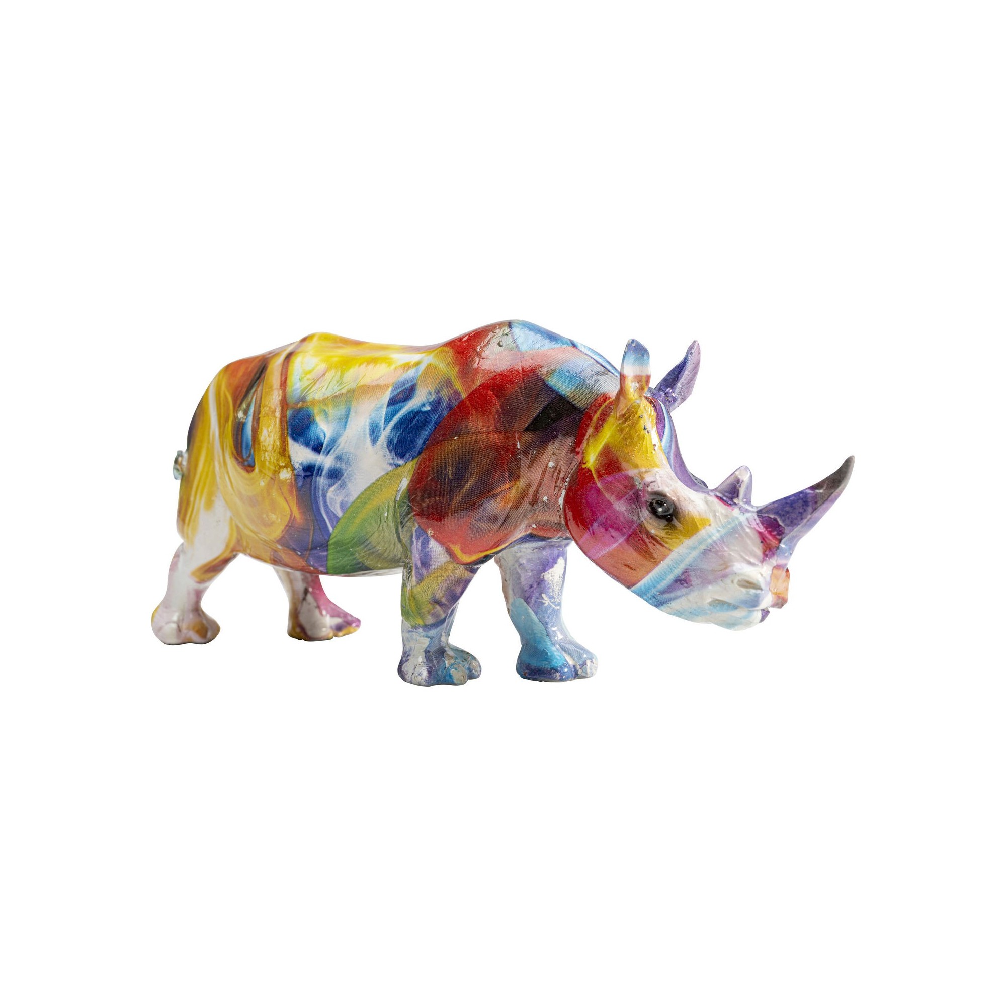 Figurine décorative Colored Rhino