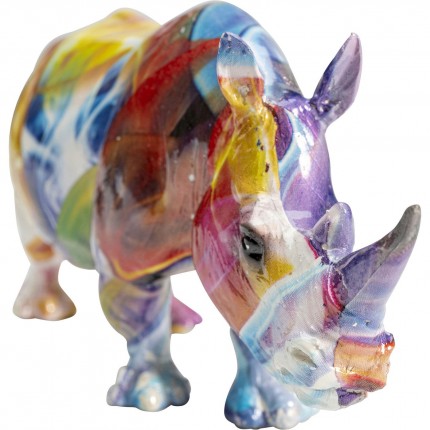 Woonaccessoires gekleurde neushoorn Kare Design