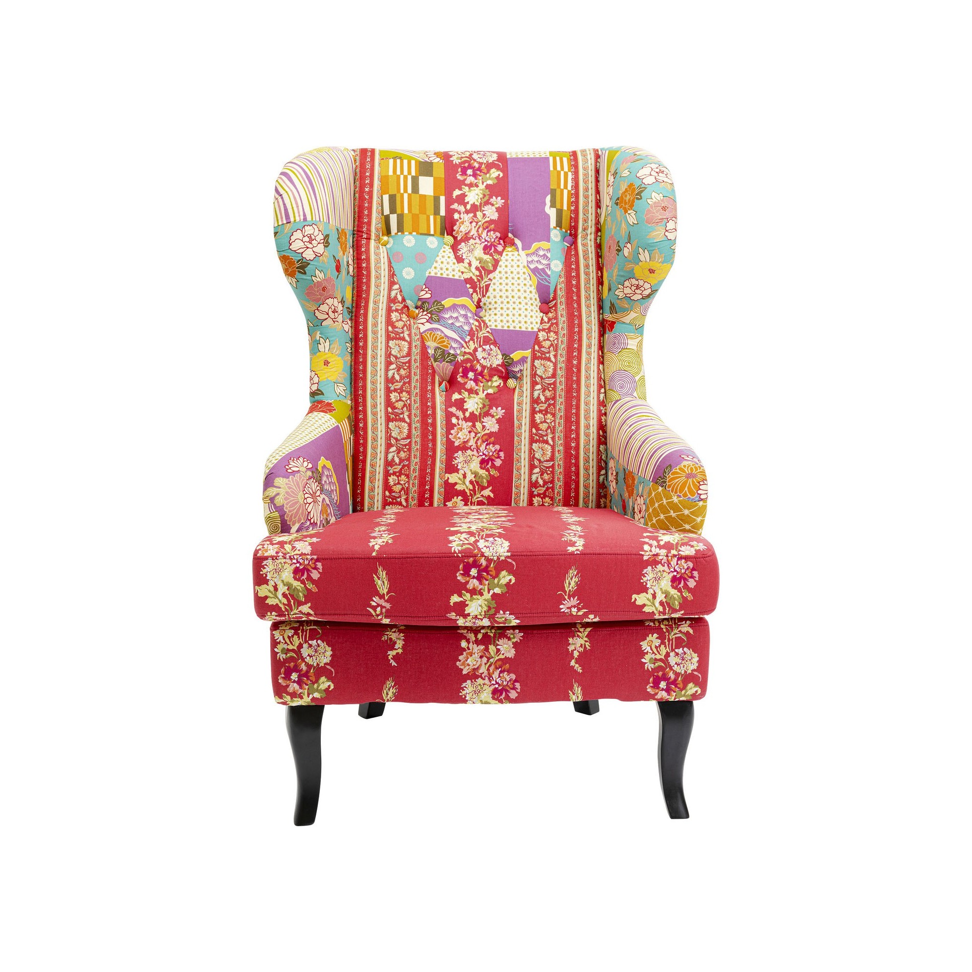 Fauteuil Wing Patchwork Kare Design