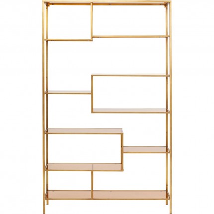 Bookshelf Loft 195x115cm Goud Kare Design