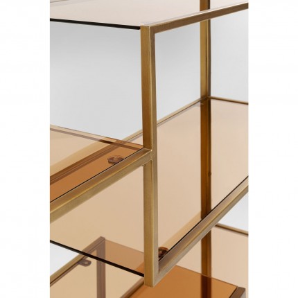 Bookshelf Loft 195x115cm Goud Kare Design