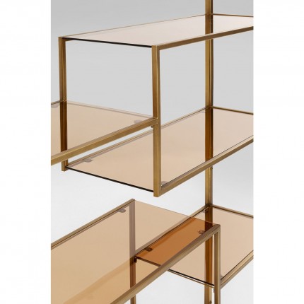 Bookshelf Loft 195x115cm Goud Kare Design