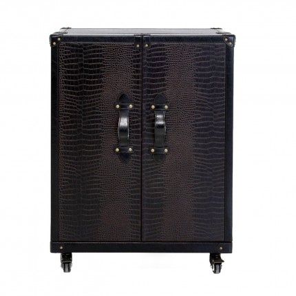 Bar suitcase Globetrotter croco 66cm Kare Design