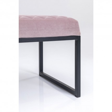 Bench Smart 90x40cm pink and black Kare Design