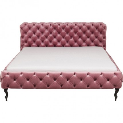 Bed Desire velvet pink Kare Design