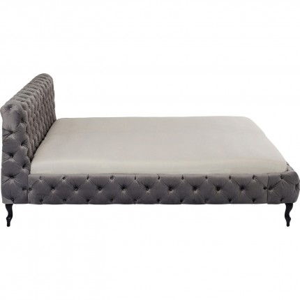 Bed Desire velvet grey Kare Design