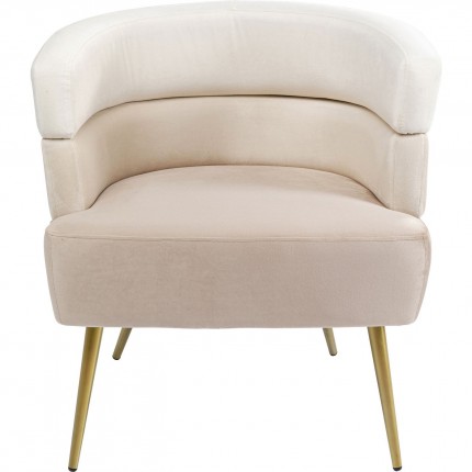 Fauteuil Sandwich creme Kare Design