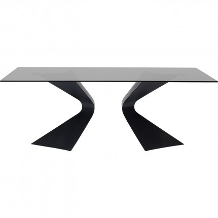 Eettafel Gloria Zwart 200x100cm Kare Design