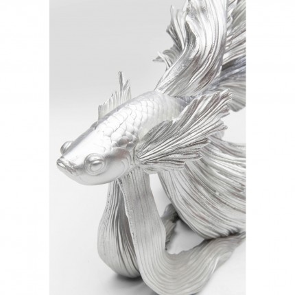 Decoratie Betta Fish Zilver 34cm Kare Design