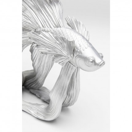 Decoratie Betta Fish Zilver 34cm Kare Design