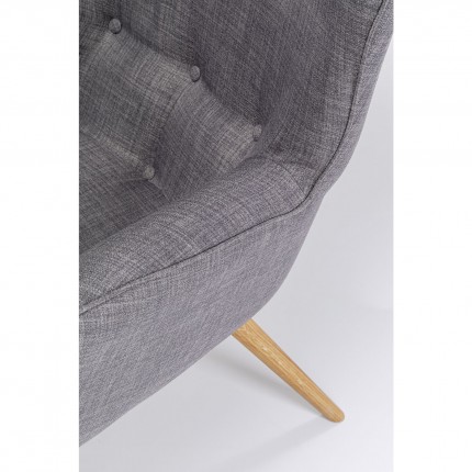 Armchair Vicky dark Grey Kare Design