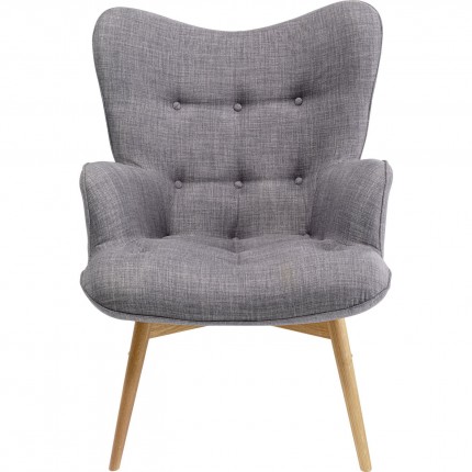 Fauteuil Vicky donker grijs Kare Design