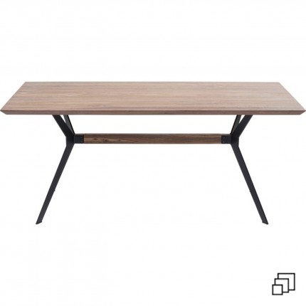 Eettafel Downtown walnoot Kare Design