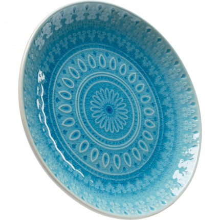 Borden Sicilia Blauw Ø21cm (3/Set) Kare Design