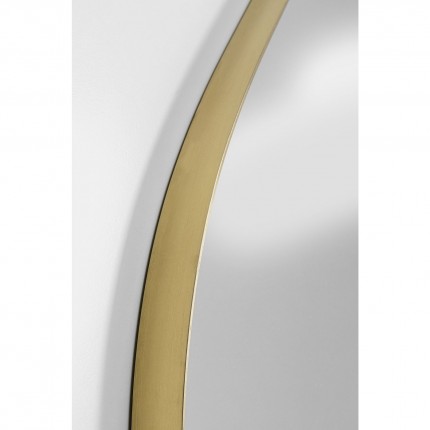 Wall Mirror Shape Brass 110x120cm Kare Design