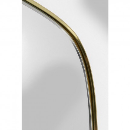 Wall Mirror Shape Brass 110x120cm Kare Design