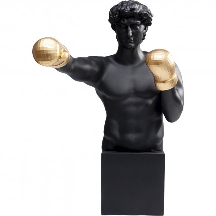 Woonaccessoires boxer man 68cm zwart Kare Design