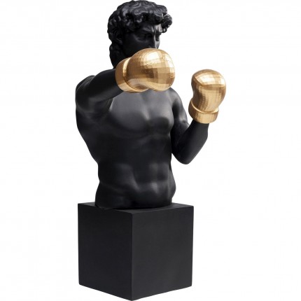 Deco boxer man 68cm black Kare Design