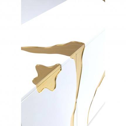 Sideboard Cracked white and gold Kare Design