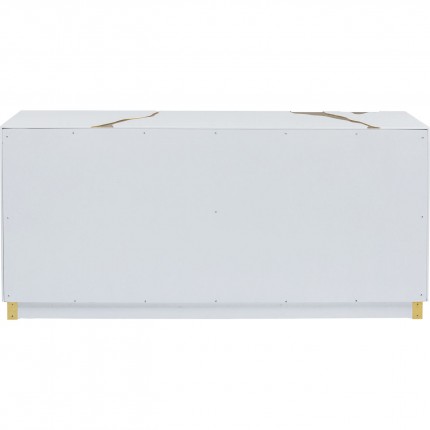 Sideboard Cracked white and gold Kare Design