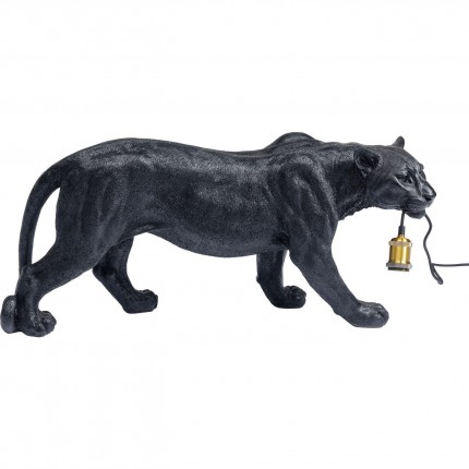 Table Lamp black panther Kare Design