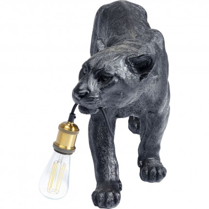 Table Lamp black panther Kare Design